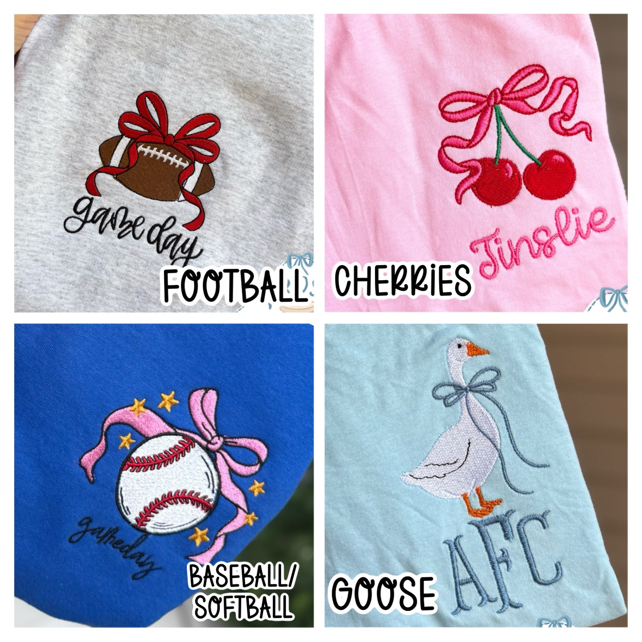 youth embroidered sweatshirt