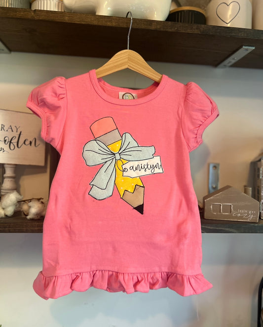 pencil appliqué
