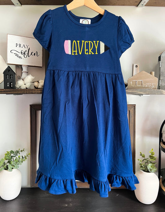 pencil name dress