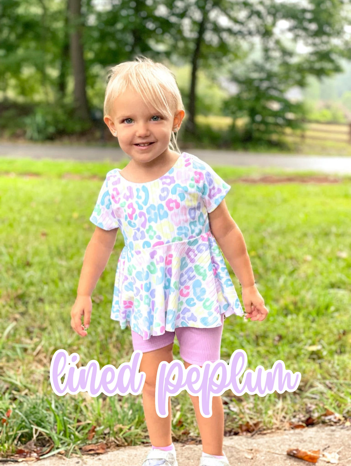 lined peplum